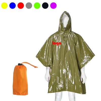 Easy-Pak Emergency Poncho with Whistle