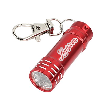 Mini 3 LED Flashlight Swivel Key Chain