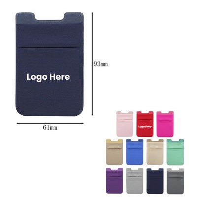 Double Pocket Spandex Lycra Cell Phone Wallet/Card Holder